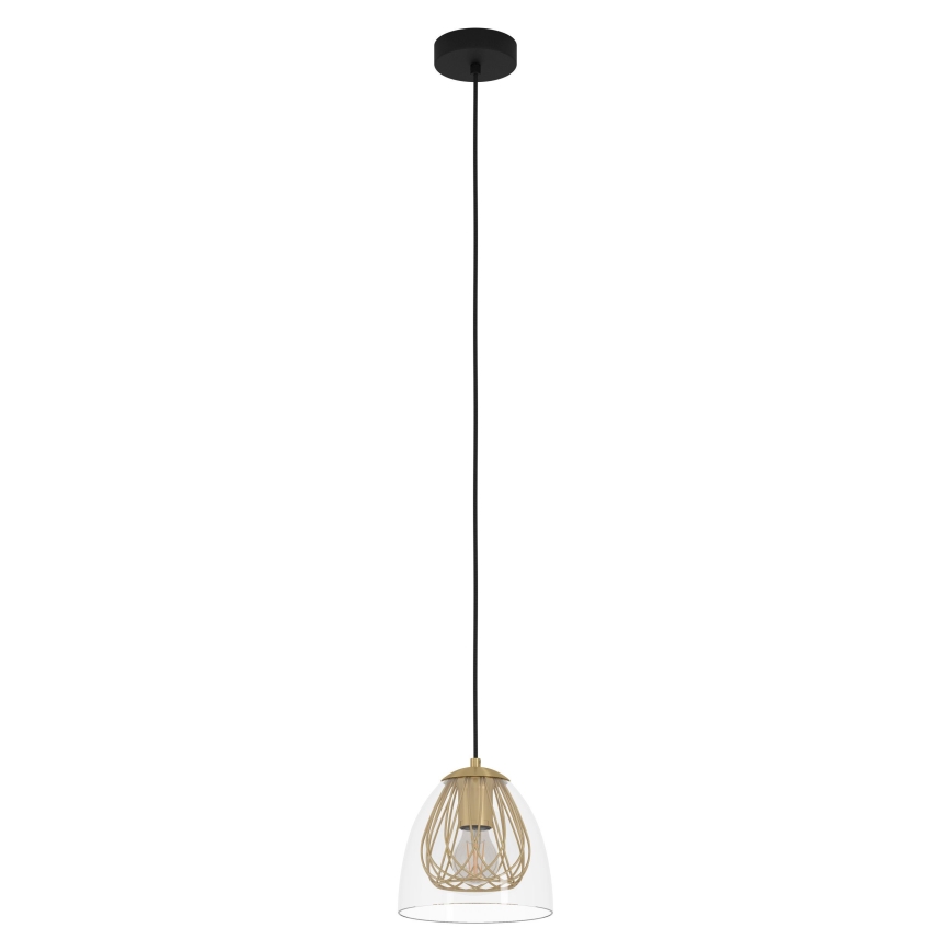 Eglo - Κρεμαστό φωτιστικό οροφής 1xE27/40W/230V χρυσό