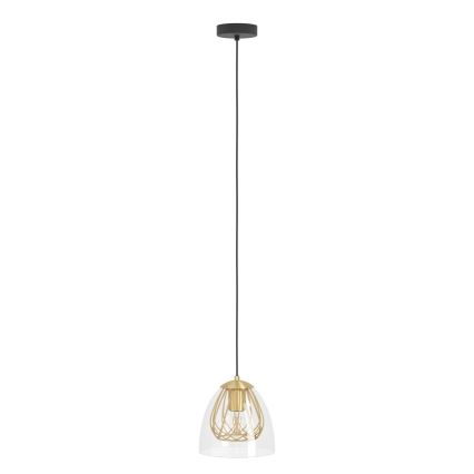 Eglo - Κρεμαστό φωτιστικό οροφής 1xE27/40W/230V χρυσό
