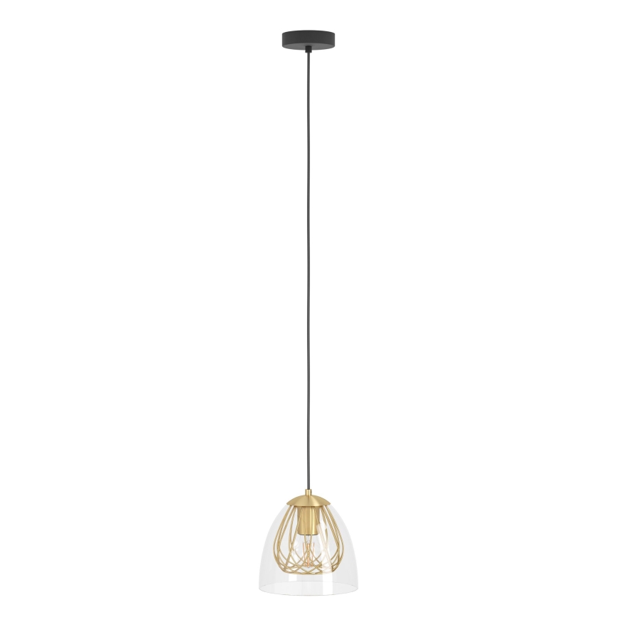 Eglo - Κρεμαστό φωτιστικό οροφής 1xE27/40W/230V χρυσό