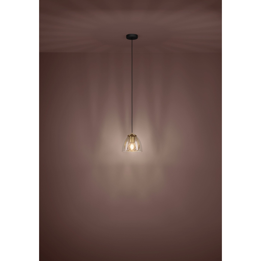 Eglo - Κρεμαστό φωτιστικό οροφής 1xE27/40W/230V χρυσό