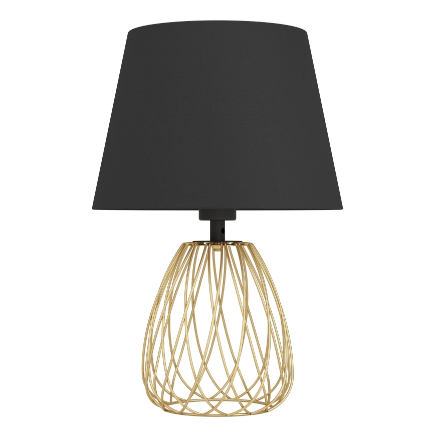 Eglo - Eπιτραπέζιο φωτιστικό 1xE27/40W/230V μαύρο/χρυσό