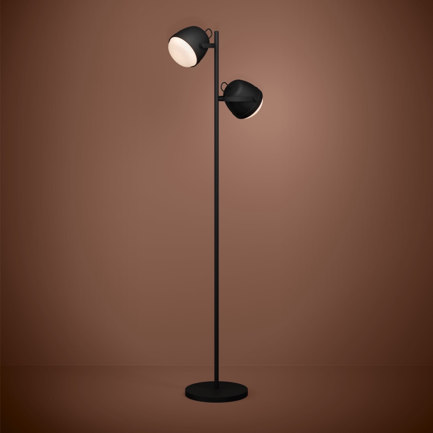 Eglo - Επιδαπέδιο φωτιστικό 2xE27/28W/230V μαύρο