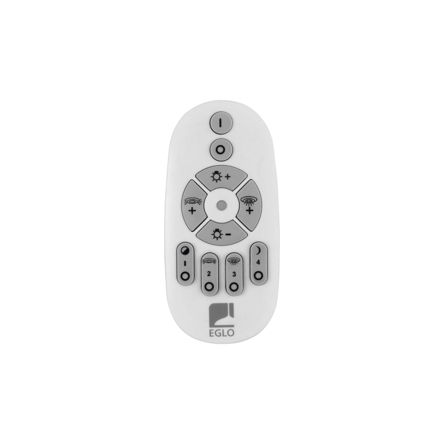 Eglo - Led Dimmable κρεμαστό φωτιστικό οροφής 3xLED/8W/230V + 3xLED/8,5W 3000K μαύρο + τηλεχειριστήριο