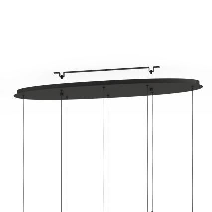 Eglo - Led Dimmable κρεμαστό φωτιστικό οροφής 8xLED/4,2W/230V 3000K μαύρο