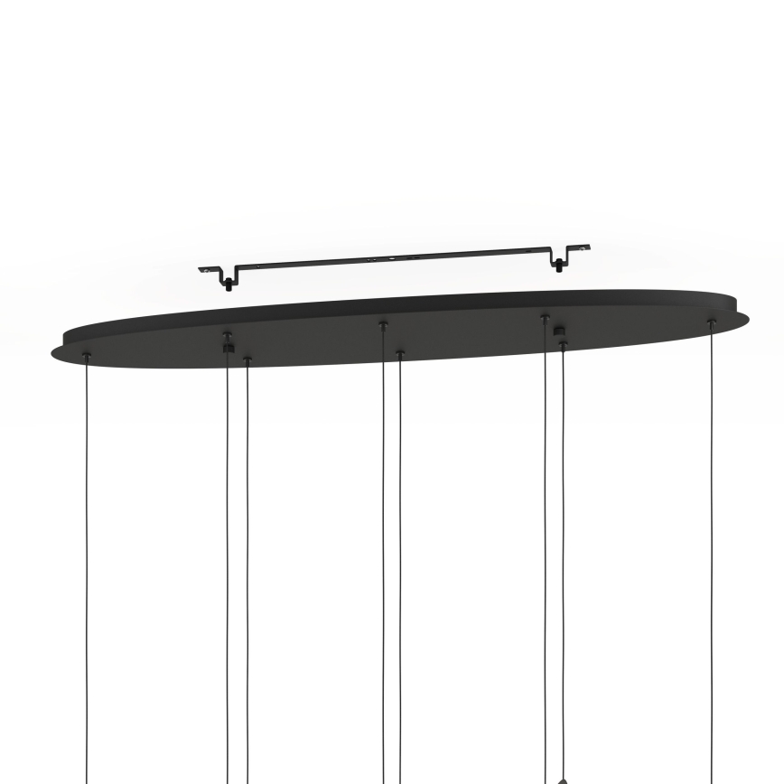 Eglo - Led Dimmable κρεμαστό φωτιστικό οροφής 8xLED/4,2W/230V 3000K μαύρο