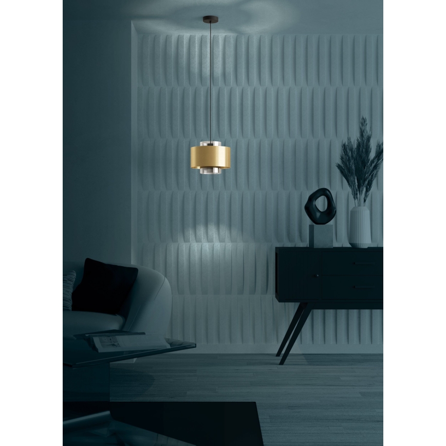 Eglo - Κρεμαστό φωτιστικό οροφής 1xE27/40W/230V χρυσό