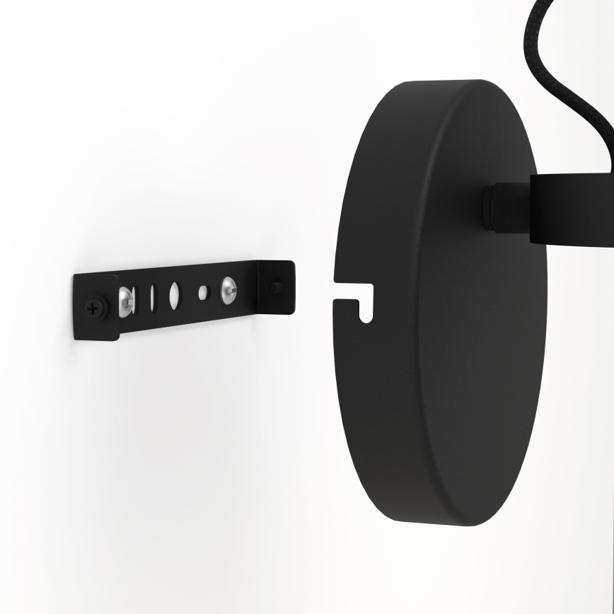 Eglo - Φωτιστικό τοίχου 1xE27/28W/230V μαύρο