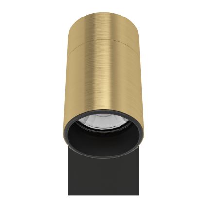Eglo - Φωτιστικό σποτ τοίχου LED 1xGU10/4,5W/230V 3000K μαύρο/χρυσό