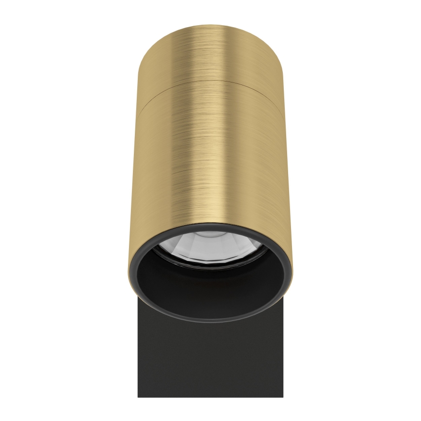 Eglo - Φωτιστικό σποτ τοίχου LED 1xGU10/4,5W/230V 3000K μαύρο/χρυσό