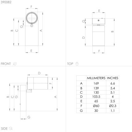 Eglo - Φωτιστικό σποτ τοίχου LED 1xGU10/4,5W/230V 3000K μαύρο/χρυσό