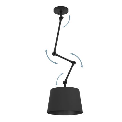 Eglo - Κρεμαστό φωτιστικό 1xE27/40W/230V μαύρο