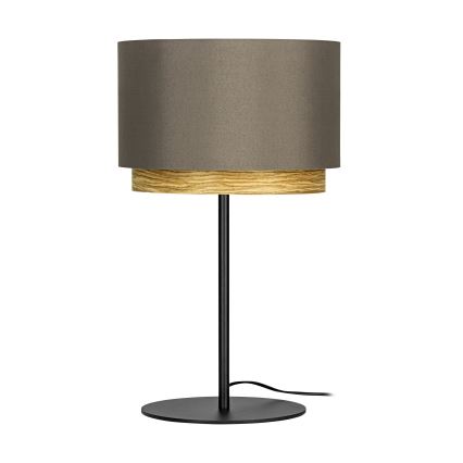Eglo - Eπιτραπέζιο φωτιστικό 1xE27/40W/230V καφέ