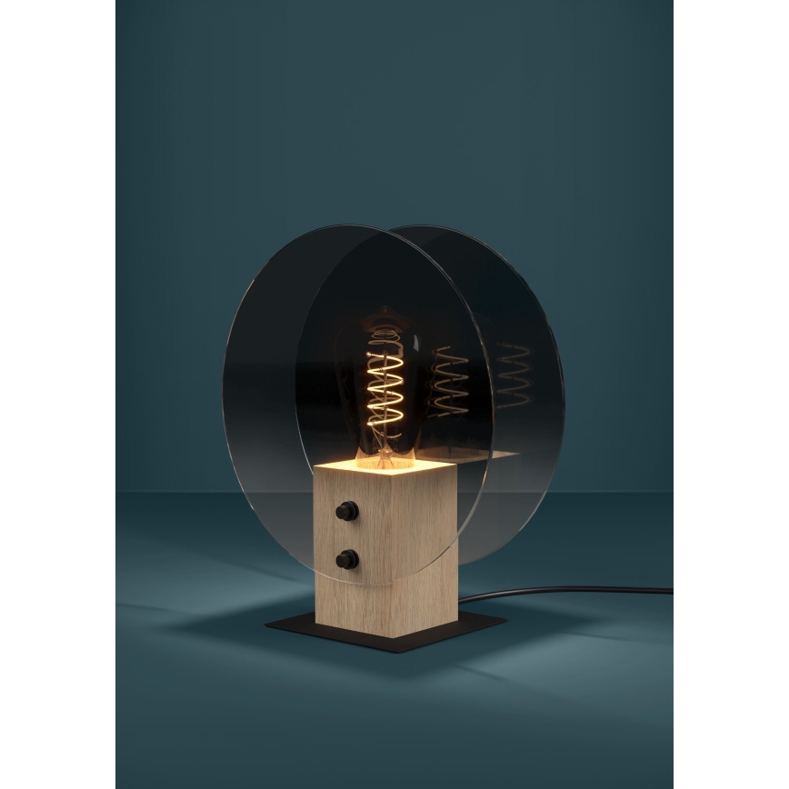 Eglo - Κρεμαστό φωτιστικό οροφής 1xE27/40W/230V φιμέ
