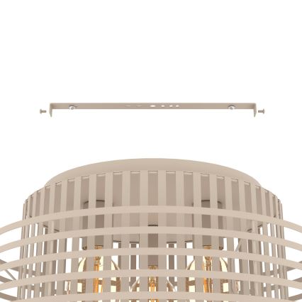 Eglo - Φωτιστικό οροφής 3xE27/40W/230V κρεμ