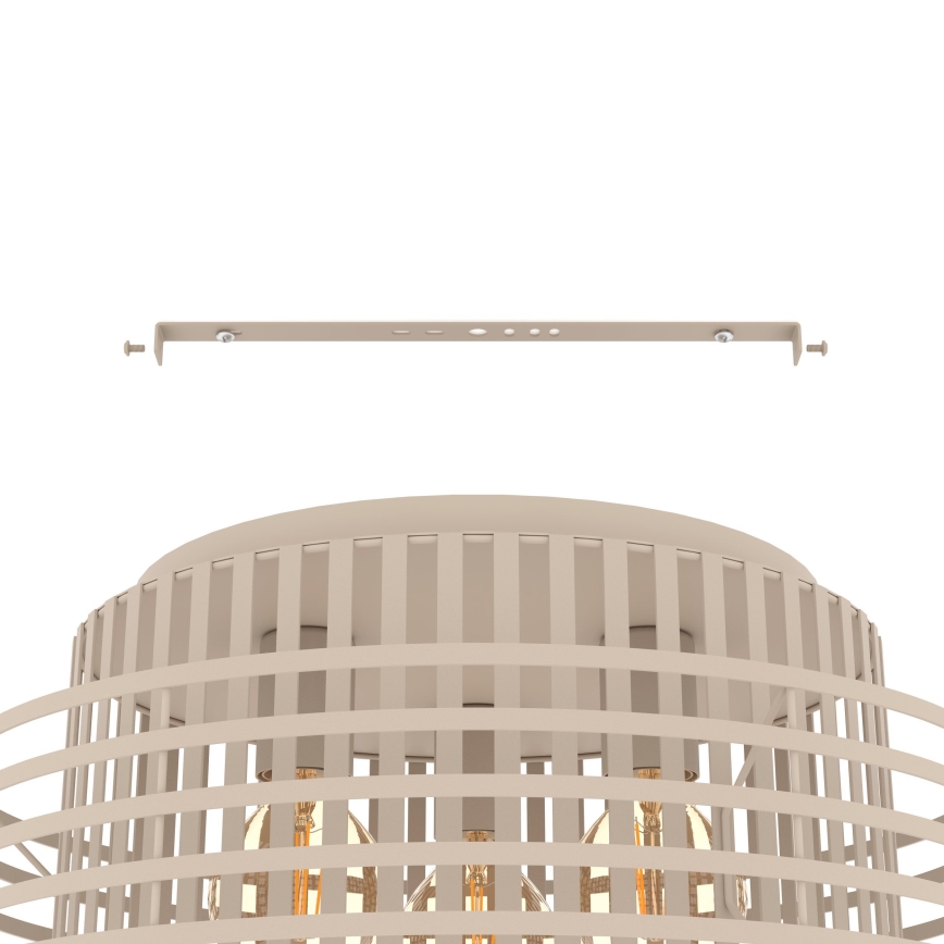 Eglo - Φωτιστικό οροφής 3xE27/40W/230V κρεμ