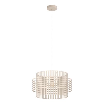 Eglo - Κρεμαστό φωτιστικό οροφής 1xE27/40W/230V διάμετρος 48 cm κρεμ