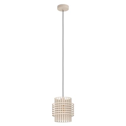 Eglo - Κρεμαστό φωτιστικό οροφής 1xE27/40W/230V διάμετρος 21 cm κρεμ