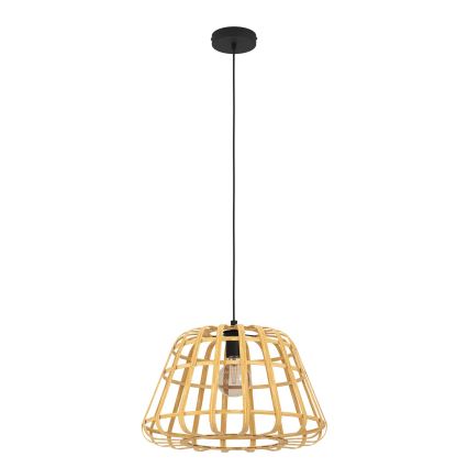 Eglo - Κρεμαστό φωτιστικό οροφής 1xE27/40W/230V διάμετρος 50 cm μπαμπού