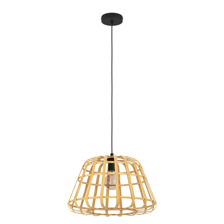Eglo - Κρεμαστό φωτιστικό οροφής 1xE27/40W/230V διάμετρος 50 cm μπαμπού