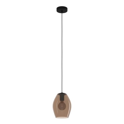 Eglo - Κρεμαστό φωτιστικό οροφής 1xE27/40W/230V καφέ