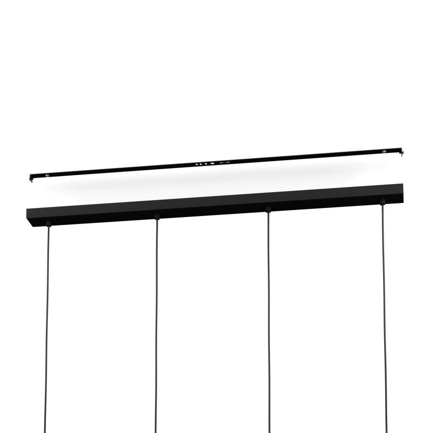 Eglo - Κρεμαστό φωτιστικό οροφής 4xE27/40W/230V καφέ