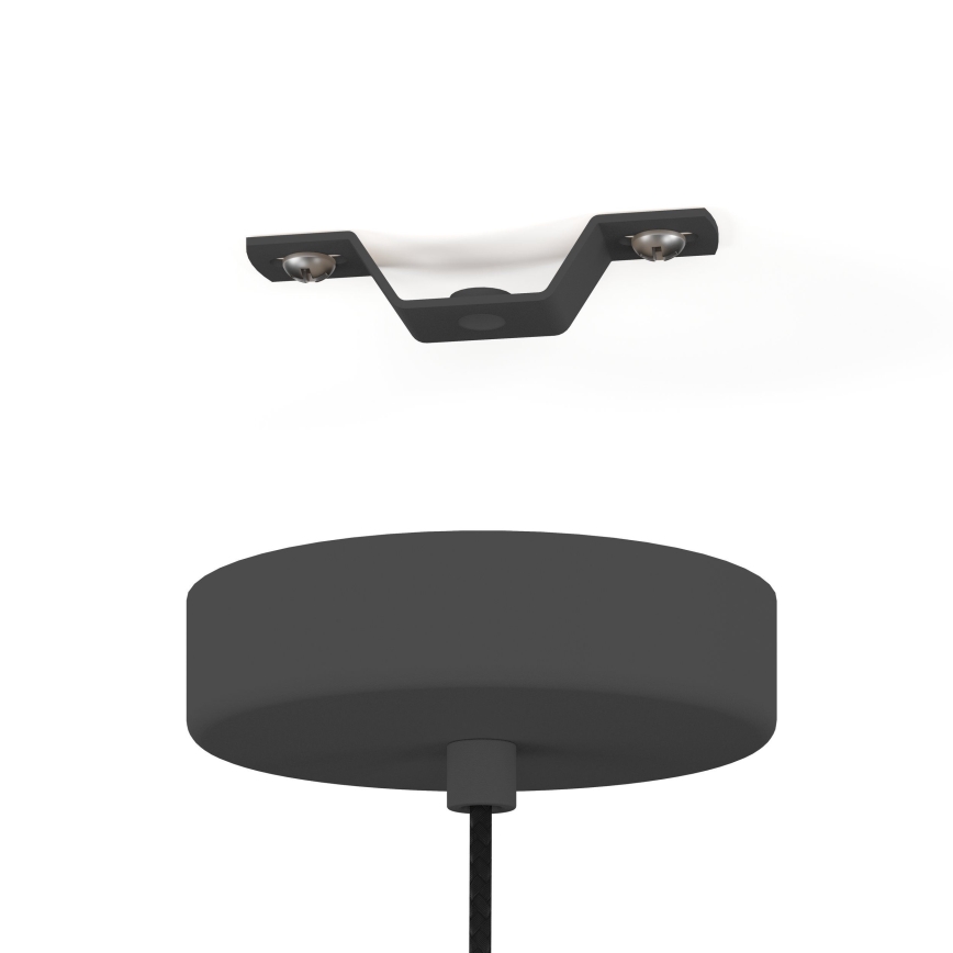 Eglo - Κρεμαστό φωτιστικό οροφής 3xE27/40W/230V γκρι/χρυσό