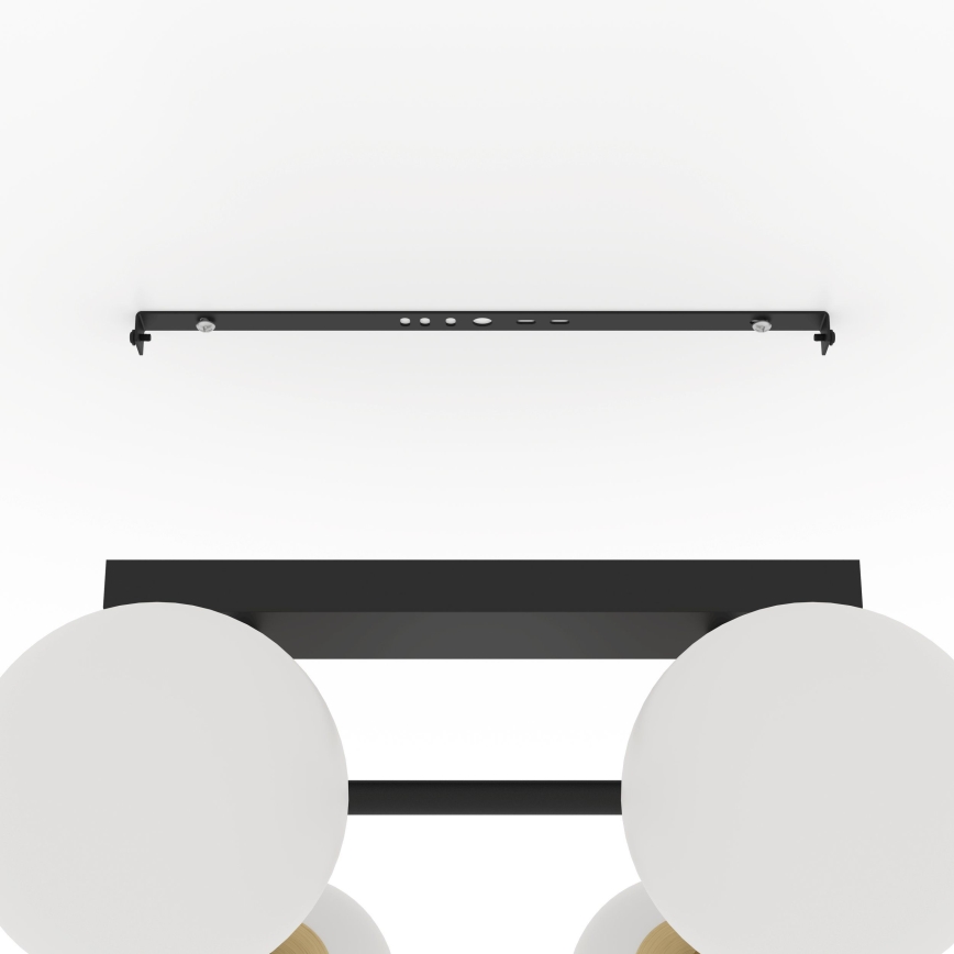 Eglo - Πλαφονιέρα οροφής 6xE14/40W/230V χρυσό/μαύρο