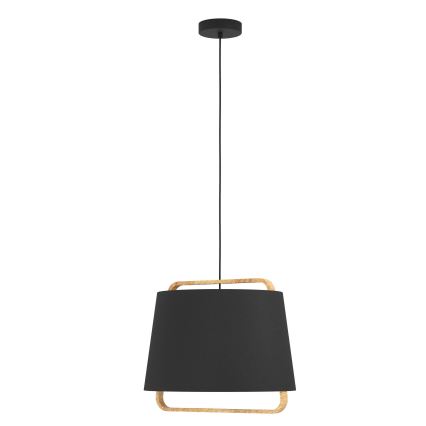 Eglo - Κρεμαστό φωτιστικό οροφής 1xE27/40W/230V μαύρο