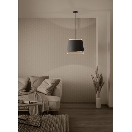 Eglo - Κρεμαστό φωτιστικό οροφής 1xE27/40W/230V μαύρο