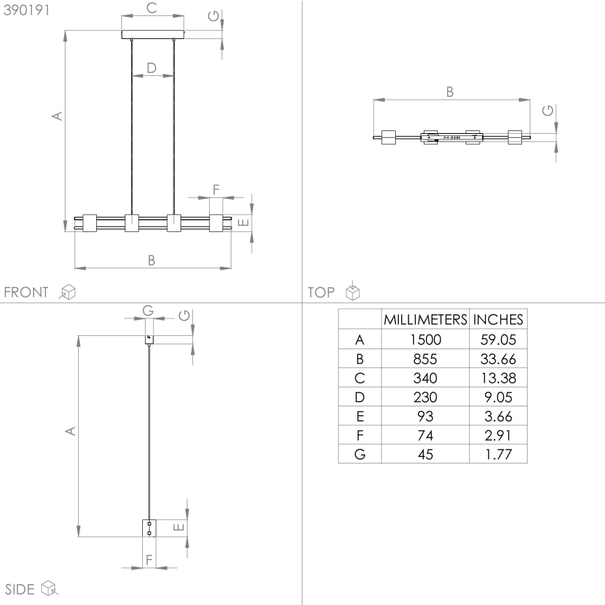 Eglo - Κρεμαστό φωτιστικό οροφής 4xE27/40W/230V μαύρο/καφέ