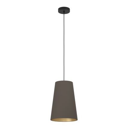 Eglo - Κρεμαστό φωτιστικό οροφής 1xE27/40W/230V καφέ