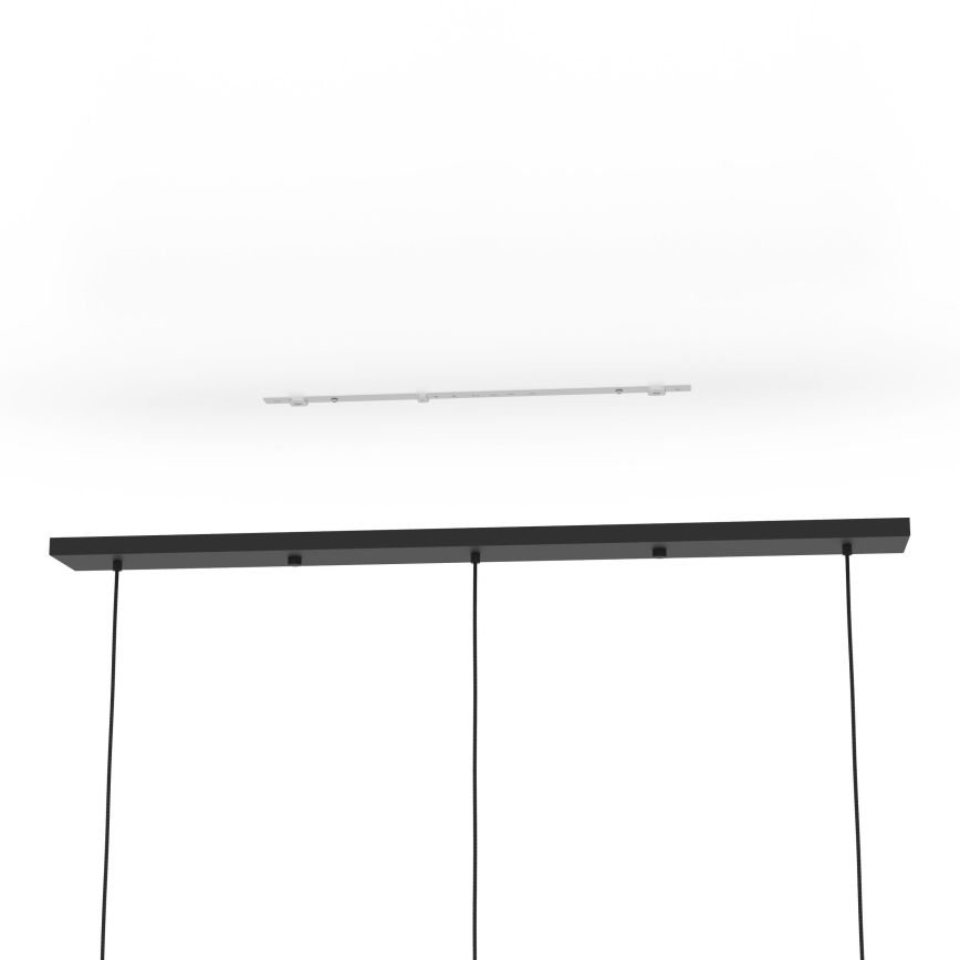 Eglo - Κρεμαστό φωτιστικό οροφής 3xE27/40W/230V μαύρο
