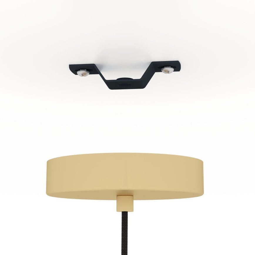 Eglo - Κρεμαστό φωτιστικό οροφής 1xE27/40W/230V χρυσό/καφέ
