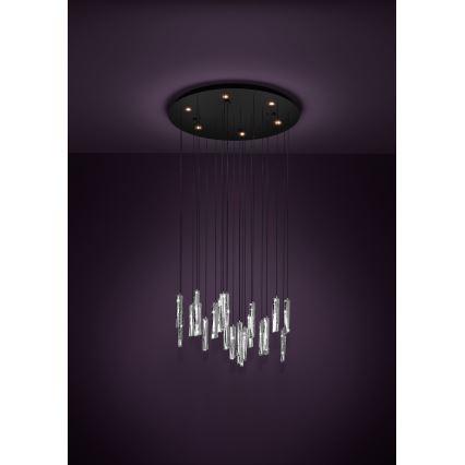 Eglo - Led Dimmable κρεμαστό φωτιστικό οροφής 6xLED/4,2W/230V 3000K διαφανή