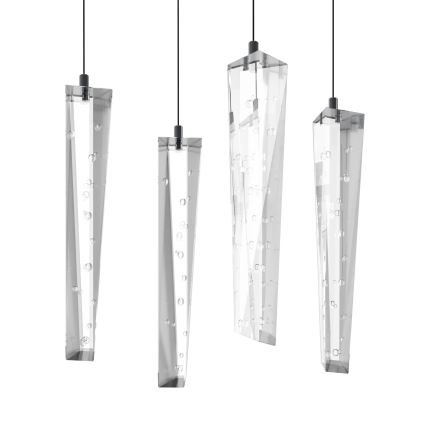 Eglo - Led Dimmable κρεμαστό φωτιστικό οροφής 6xLED/4,2W/230V 3000K διαφανή
