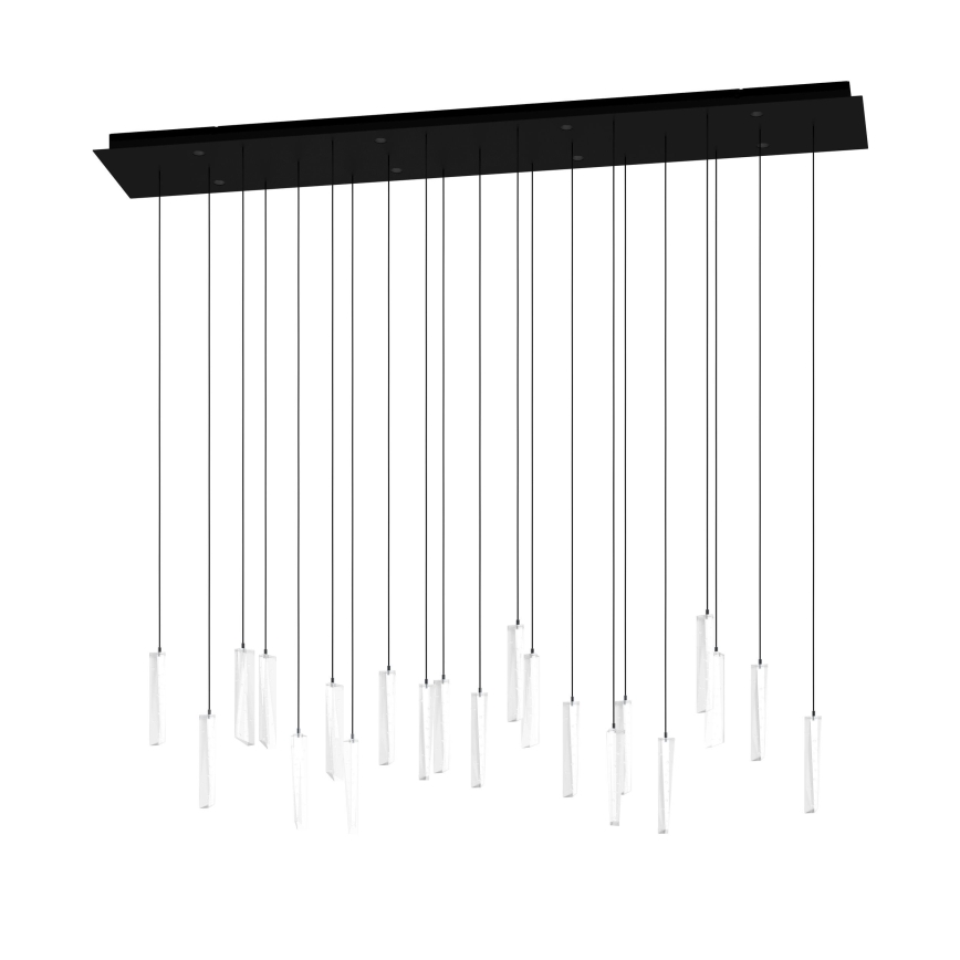 Eglo - Led Dimmable κρεμαστό φωτιστικό οροφής 8xLED/4,2W/230V 3000K διαφανή
