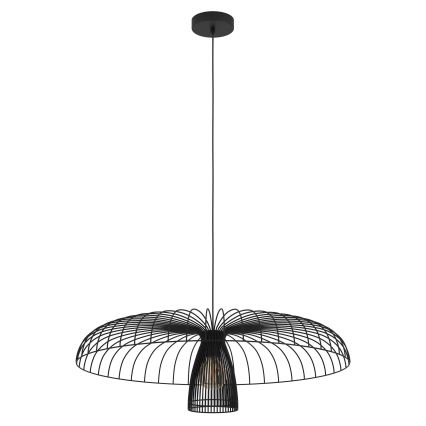 Eglo - Κρεμαστό φωτιστικό οροφής 1xE27/60W/230V διάμετρος 77 cm μαύρο