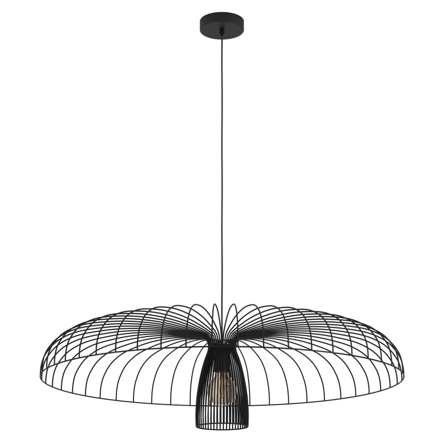 Eglo - Κρεμαστό φωτιστικό οροφής 1xE27/60W/230V διάμετρος 98,5 cm μαύρο