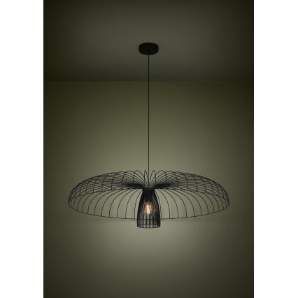 Eglo - Κρεμαστό φωτιστικό οροφής 1xE27/60W/230V διάμετρος 98,5 cm μαύρο