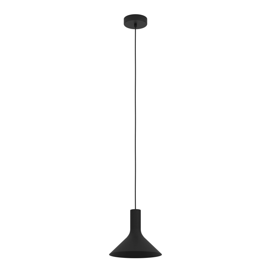 Eglo - Κρεμαστό φωτιστικό οροφής 1xE27/28W/230V μαύρο