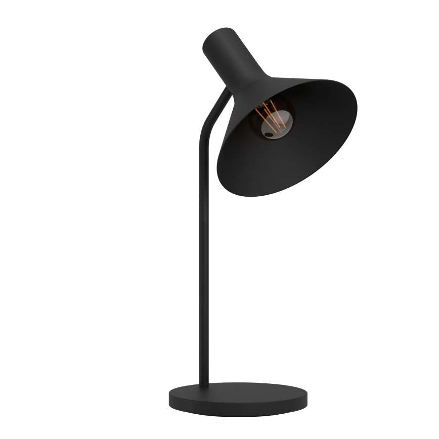 Eglo - Eπιτραπέζιο φωτιστικό 1xE27/28W/230V μαύρο