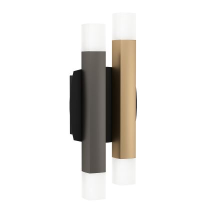 Eglo - Φωτιστικό τοίχου LED 4xLED/3,3W/230V 3000K ανθρακί/χρυσό