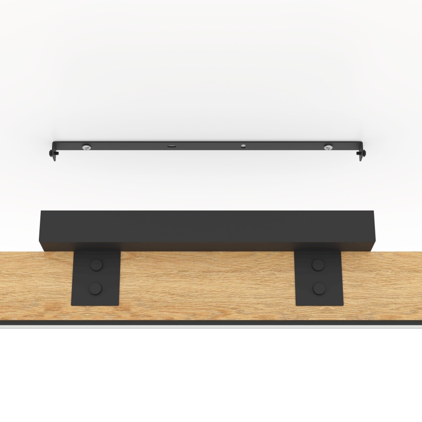 Eglo - LED Dimmable φωτιστικό οροφής LED/27W/230V 3000K μαύρο/καφέ