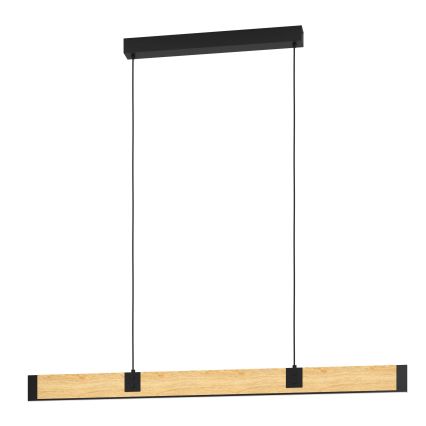 Eglo - Led Dimmable κρεμαστό φωτιστικό οροφής LED/28,8W/230V 3000K μαύρο/καφέ
