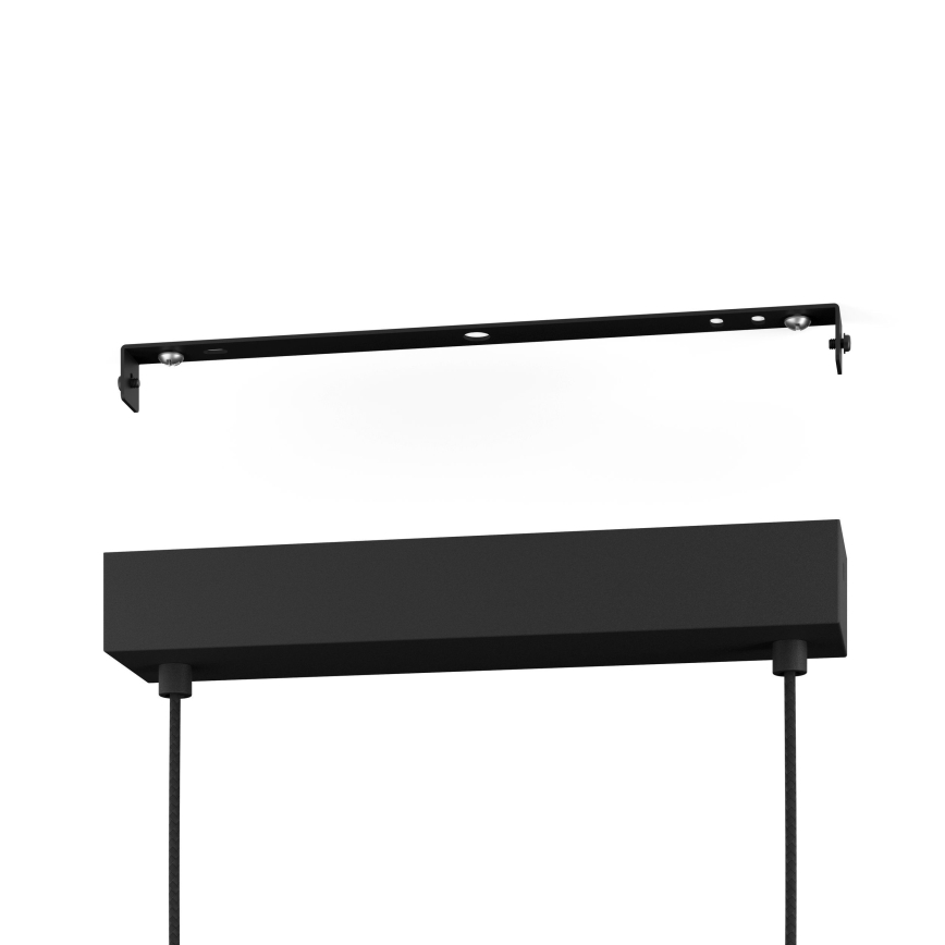 Eglo - Led Dimmable κρεμαστό φωτιστικό οροφής LED/28,8W/230V 3000K μαύρο/καφέ