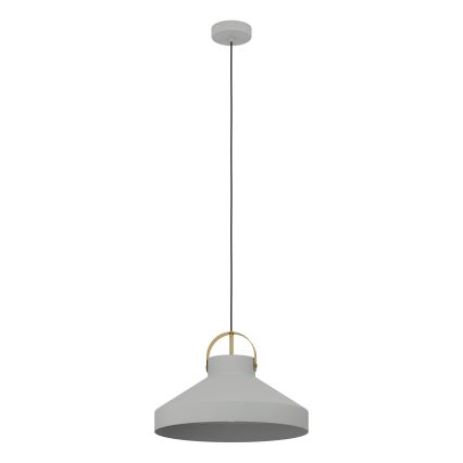 Eglo - Κρεμαστό φωτιστικό οροφής 1xE27/40W/230V γκρι
