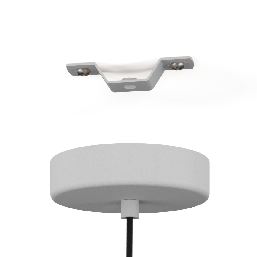 Eglo - Κρεμαστό φωτιστικό οροφής 1xE27/40W/230V γκρι