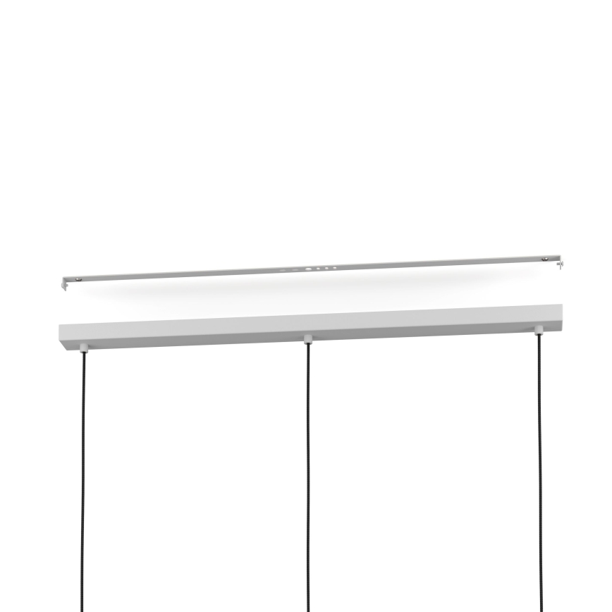 Eglo - Κρεμαστό φωτιστικό οροφής 3xE27/40W/230V γκρι