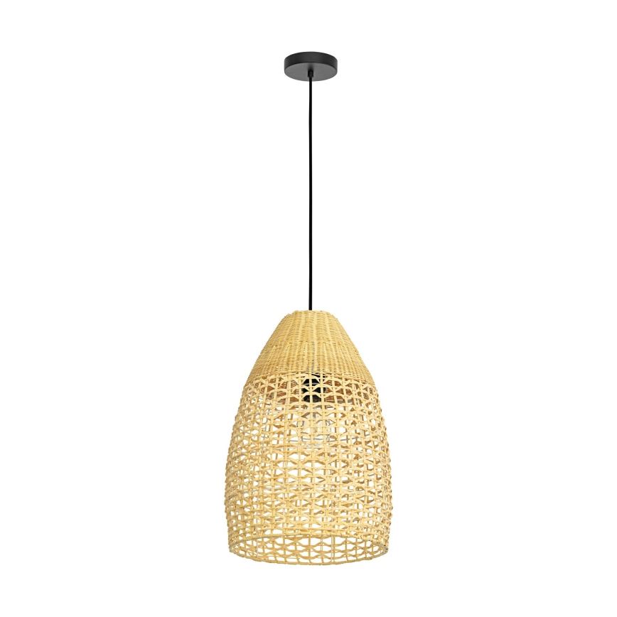 Eglo - Κρεμαστό φωτιστικό οροφής 1xE27/40W/230V διάμετρος 35 cm μπαμπού