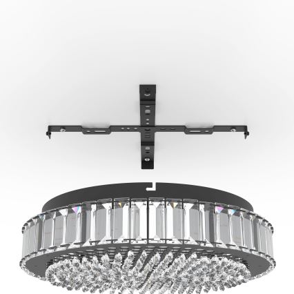 Eglo - LED Dimmable φωτιστικό οροφής LED/23,5W/230V 4000K μαύρο